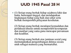 Pasal 27 Dan 28 Undang-Undang Dasar 1945